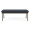 Lesro Newport 2 Seat Bench, 45 in W 21 in L 18.5 in H NP2001 - alternate 1